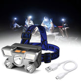 Linterna LED con batería recargable USB